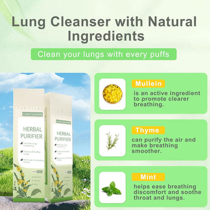 🏆【Upgraded 600-Puff】Breathe HZA™ Mullein Relaxation Stick – Soothes Lungs, Detoxifies, Freshens Breath