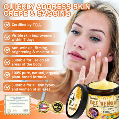 ✨FDA Approved:LOVILDS™ Bee Venom Skin Restoration Cream — 🔥Limited Time 70% OFF🔥  (8963 Reviews)
